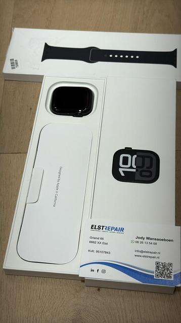 nieuw! iWatch Series 10 (46mm Jet Black Cellular) garantie!  beschikbaar voor biedingen