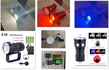 onderwater Video / foto lampen beschikbaar voor biedingen