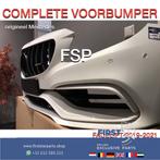 W205 FACELIFT C63 AMG VOORBUMPER + GT GRIL WIT Mercedes C Kl, Auto-onderdelen, Carrosserie en Plaatwerk, Gebruikt, -, Voor, Ophalen of Verzenden