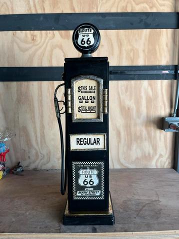 Route 66 Decoratieve Benzinepomp - Retro Look beschikbaar voor biedingen