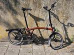 Brompton C Line explore High als flame Laquer als nieuw, Fietsen en Brommers, Fietsen | Vouwfietsen, Ophalen, Brompton, 16 tot 18 inch