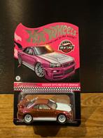 Hotwheels - Hot Wheels RLC Nissan skyline r34 pink in, Nieuw, Ophalen of Verzenden, Auto