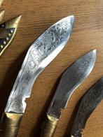 Nepalese kukri set, Verzamelen, Overige soorten, Azië, Ophalen of Verzenden, Mes of Dolk