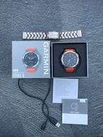 GARMIN fenix 6 PRO saffier titanium + titanium band, Sieraden, Tassen en Uiterlijk, Sporthorloges, Ophalen, Zo goed als nieuw