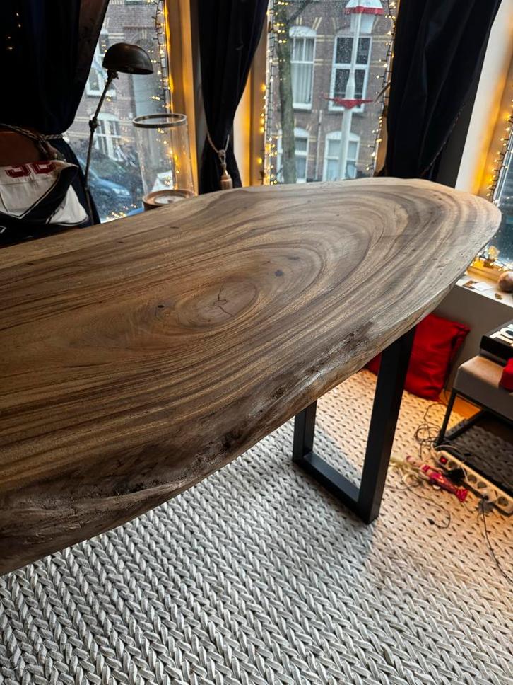 Boomstam Tafel Barmodel - Uniek Exemplaar!, Huis en Inrichting, Tafels | Eettafels, 50 tot 100 cm, 200 cm of meer, Rechthoekig
