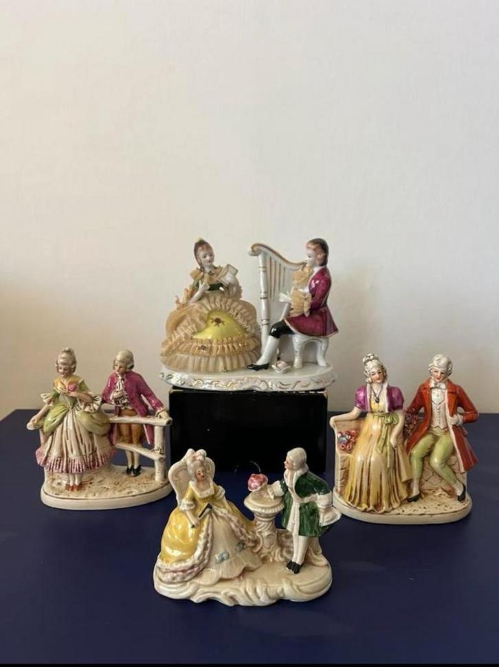 Porseleinen beeldjes Carl Schneider - Gräfenthal, Thüringen., Verzamelen, Beelden en Beeldjes, Zo goed als nieuw, Mens, Verzenden