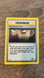Pokémon card Trainer The boss’s way 73/82 1995, Losse kaart, Verzenden