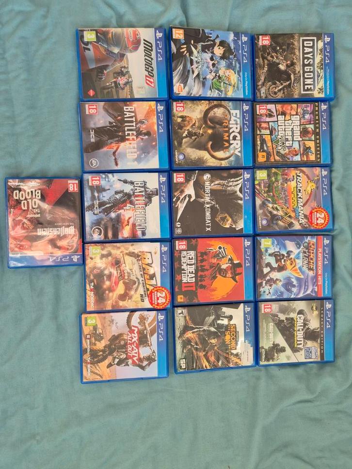 PS4 Games - Groot Pakket!, Spelcomputers en Games, Games | Sony PlayStation 4, Gebruikt, Shooter, 1 speler, Vanaf 18 jaar, Online