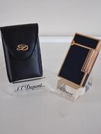 Dupont Aansteker L2 Cinese Lak Kleur BLAUW + Rose Goud Kleur, Verzamelen, Rookartikelen, Aanstekers en Luciferdoosjes, Ophalen of Verzenden