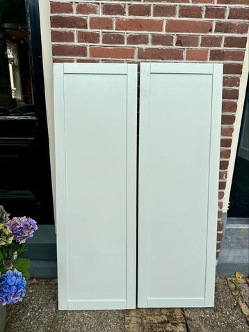 2 Lundia deuren (120x39) - in Farrow&Ball Eddy beschikbaar voor biedingen