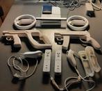 Wii met 50 spellen en 2 controllers. Mario kart, bros, sport, Ophalen, Gebruikt, Met 2 controllers