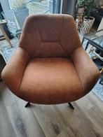 Draaifauteuil Mace - stof Cowboy- cognac, Ophalen, 75 tot 100 cm, Zo goed als nieuw, Metaal