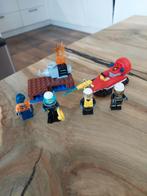 Lego city brandweer starterset 60106, Ophalen of Verzenden, Zo goed als nieuw