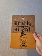 Kurk Decoratie - Trick or Treat Kat, N.v.t., N.v.t., Nieuw, Ophalen of Verzenden