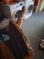 2 Rieten Barkrukken, 2 krukken, Ophalen, Gebruikt, 60 tot 90 cm