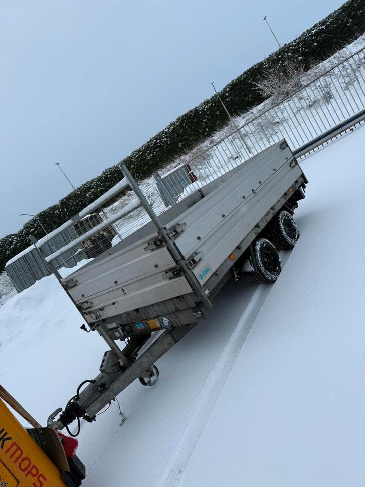 Hapert Cobalt H2 Kipper – 3500 kg – met rijplaten, Auto diversen, Aanhangers en Bagagewagens, Gebruikt, Ophalen of Verzenden