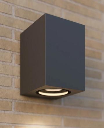 NIEUWE zwarte metalen LED buitenlamp Lucande beschikbaar voor biedingen