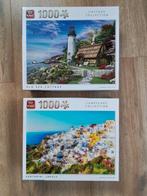 2 x King puzzel 1000 stukjes, Ophalen of Verzenden, 500 t/m 1500 stukjes, Zo goed als nieuw, Legpuzzel