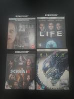 4x 4k blu ray, Cd's en Dvd's, Blu-ray, Ophalen of Verzenden, Zo goed als nieuw, Horror