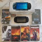 Psp 1004 incl games, Ophalen of Verzenden, Zo goed als nieuw, Zwart