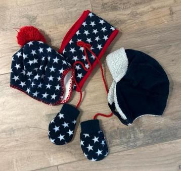 Leuke baby set: Muts, sjaal en wanten beschikbaar voor biedingen