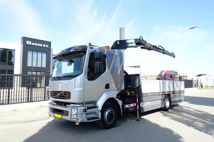 VOLVO FL 240 OPENLAADBAK MET EFFER 75-2S KRAAN / 5/6 FUNCTIE, Auto's, Vrachtwagens, Bedrijf, Volvo, Diesel, Euro 4, Handgeschakeld