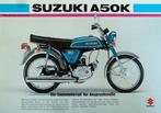 Folder SUZUKI A 50 K 03/ 1976, Ophalen of Verzenden, Nieuw