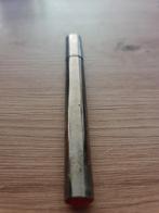 antieke thermometer, verzilverde houder, Antiek en Kunst, Curiosa en Brocante, Ophalen of Verzenden
