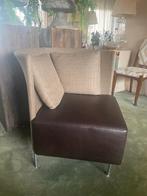 Montis Scene Fauteuil + Hocker - Gijs Papavoine Design, Huis en Inrichting, Fauteuils, Ophalen, Zo goed als nieuw, Leer, 75 tot 100 cm