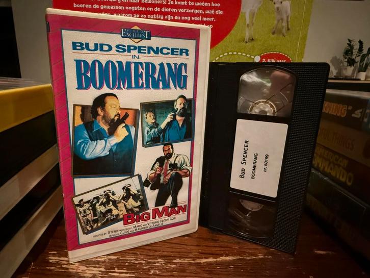 Boomerang - bud spencer - VHS, Cd's en Dvd's, VHS | Film, Gebruikt, Actie en Avontuur, Alle leeftijden, Verzenden