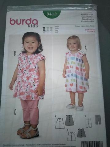 Naaipatroon Burda kids nr 9412 beschikbaar voor biedingen