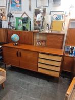 Vintage sideboard  mid century met barklep, Ophalen, ,, Zo goed als nieuw, ,