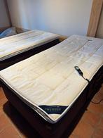 Swensen Silk boxspring losse bedden 100 x 200 cm, Ophalen, Bruin, Elk bed is 100 cm breed., Tweepersoons