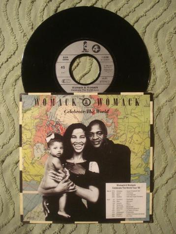 Womack & Womack 7" Vinyl Single: ‘Celebrate the world’ (D) beschikbaar voor biedingen