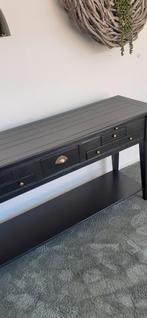 Mooie siadtable zwart, Huis en Inrichting, Tafels | Sidetables, Ophalen, 100 tot 150 cm, Zo goed als nieuw, 25 tot 50 cm