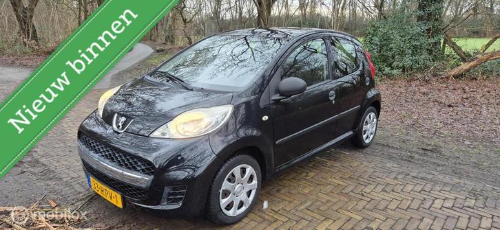 Van 1ste Eig Zwarte Peugeot 107 1.0-12V XR slechts 66433 KM!, Auto's, Peugeot, Bedrijf, Te koop, ABS, Airbags, Airconditioning
