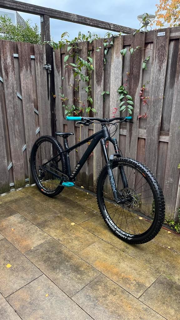 Custom canyon stoic 2 maat M 29 inch, Fietsen en Brommers, Fietsen | Crossfietsen en BMX, Gebruikt, 24 inch of meer, Aluminium