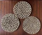 Sisal onderzetters voor pannen, schalen, pot; 20 cm doorsnee, Huis en Inrichting, Ophalen of Verzenden, Zo goed als nieuw, Pot of Pan