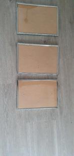3 zilverkleurige glans lijsten a4 formaat, Audio, Tv en Foto, Fotografie | Fotolijsten, Ophalen, Zo goed als nieuw