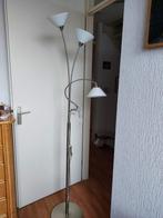 Staande rvs lamp met dimmer, Ophalen, Gebruikt, Metaal, 150 tot 200 cm