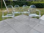 4 design stoelen Kartell (Louis Ghost/Starck), Ophalen, Overige materialen, Gebruikt, Overige kleuren