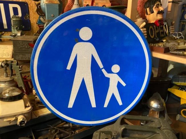 Verkeersbord, Verzamelen, Merken en Reclamevoorwerpen, Reclamebord, Ophalen of Verzenden