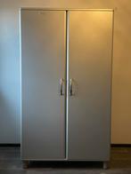 Zilveren Kledingkast - merk Malibu- 99x55x174 cm, Ophalen, 50 tot 100 cm, Zo goed als nieuw, Metaal
