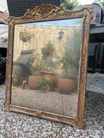 Vintage Spiegel met Gouden Lijst, Ophalen, Rechthoekig, Minder dan 50 cm, Minder dan 100 cm