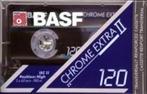 Basf Muziekcassettes - Chrome Extra ll 120  Origineel Nieuw, Ophalen of Verzenden, Onbespeeld, 1 bandje, Nieuw in verpakking