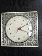 Vintage/retro Hettich keramiek keuken/wandklok, Antiek en Kunst, Antiek | Klokken, Ophalen of Verzenden