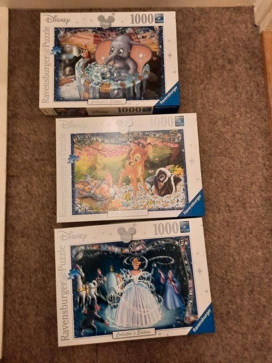 Disney Collector's Edition puzzels 1000 stukjes, Verzamelen, Disney, Overige typen, Ophalen of Verzenden