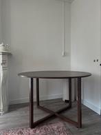 Ronde houten eettafel 120cm, Huis en Inrichting, Tafels | Eettafels, Ophalen, Rond, Nieuw, Vier personen