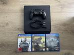 PlayStation 4 + controller + 3 games, Met games, Ophalen of Verzenden, Zo goed als nieuw, 1 TB