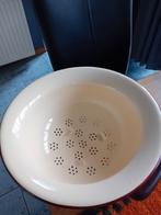 Oud emaille vergiet in goede staat, Antiek en Kunst, Antiek | Emaille, Ophalen of Verzenden